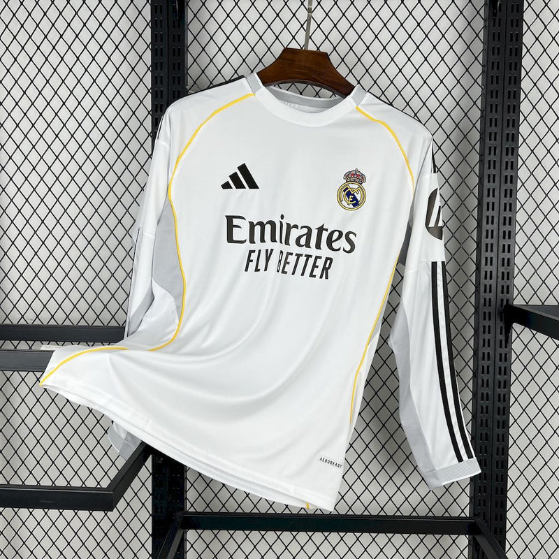 Real Madrid | Camisola principal manga comprida 25-26