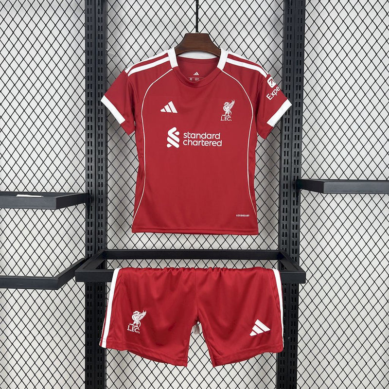 Liverpool | Equipamento principal (criança) 25-26