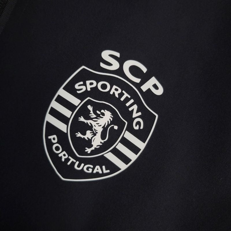Sporting | Casaco preto e verde 25-26