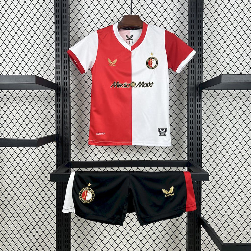 Feyenoord | Equipamento principal (criança) 25-26