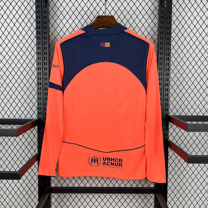 Barcelona| Terceira camisola manga comprida 25-26