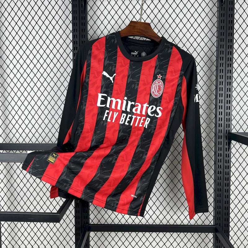 AC Milan | Camisola principal manga comprida 25-26