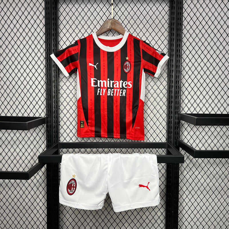 AC Milan | Equipamento principal (criança) 24-25