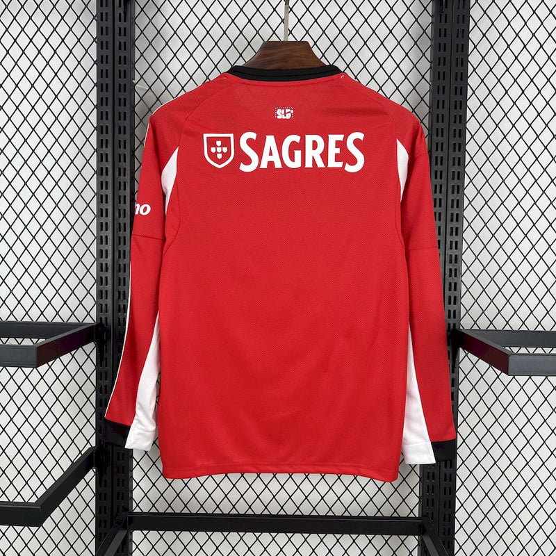 Benfica | Camisola principal manga comprida 25-26