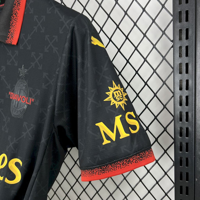 AC Milan | Camisola preta OFF-WHITE™ 24-25