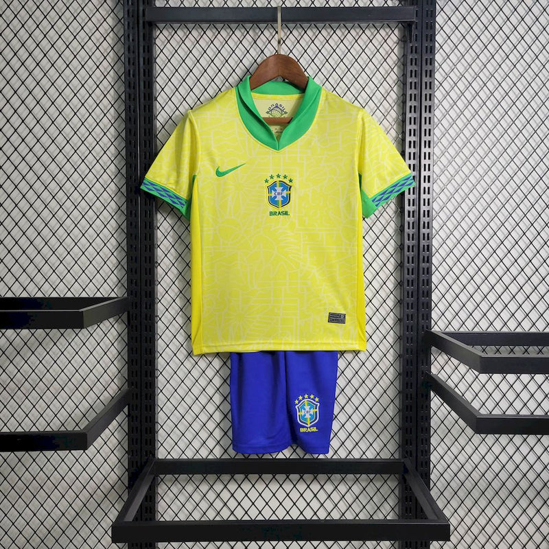 Brasil | Equipamento principal Copa América 2024 (criança)