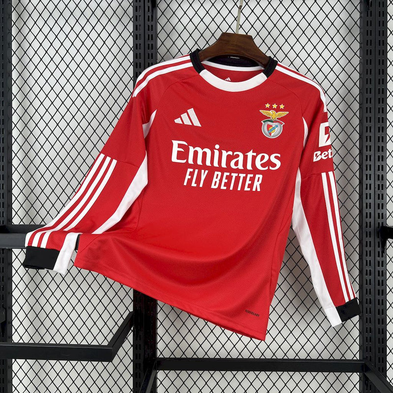 Benfica | Camisola principal manga comprida 25-26