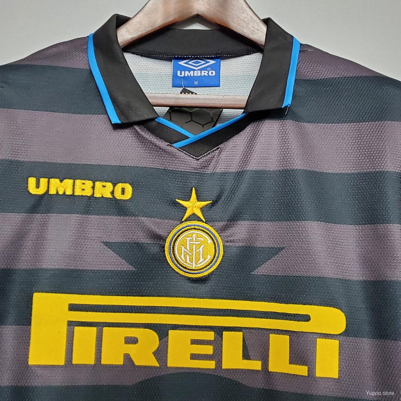 Inter | Camisola alternativa Retro 1997-1998